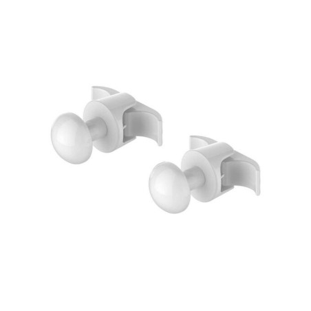 Cordivari Set Appendini 2 pezzi Ardesia Bianco Porta Asciugamani Per Radiatori Termoarredo