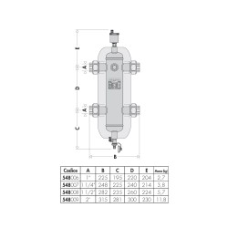 CALEFFI Separatore Idraulico