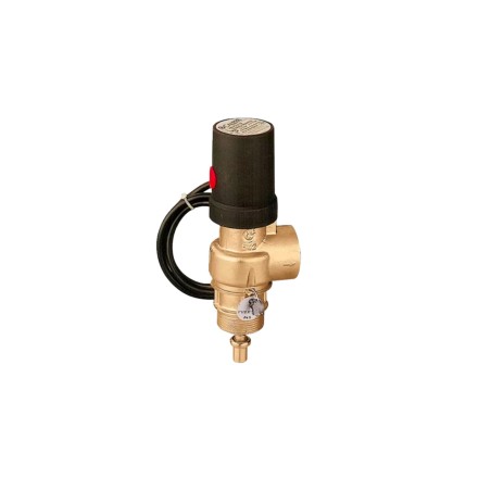 CALEFFI Valvola di Scarico Termico 1-1/2"M X 1-1/2"F ad Azione Positiva
