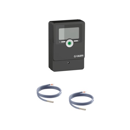 CALEFFI Regolatore Digitale per Riscaldamento e Condizionamento Con Sonda di Mandata ad Immersione Pt1000 Ø 6 mm