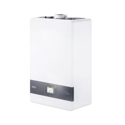 RIELLO Caldaia A Condensazione Family 30 KIS LOW NOX Metano Completa Di Kit Scarico Fumi Hybrid