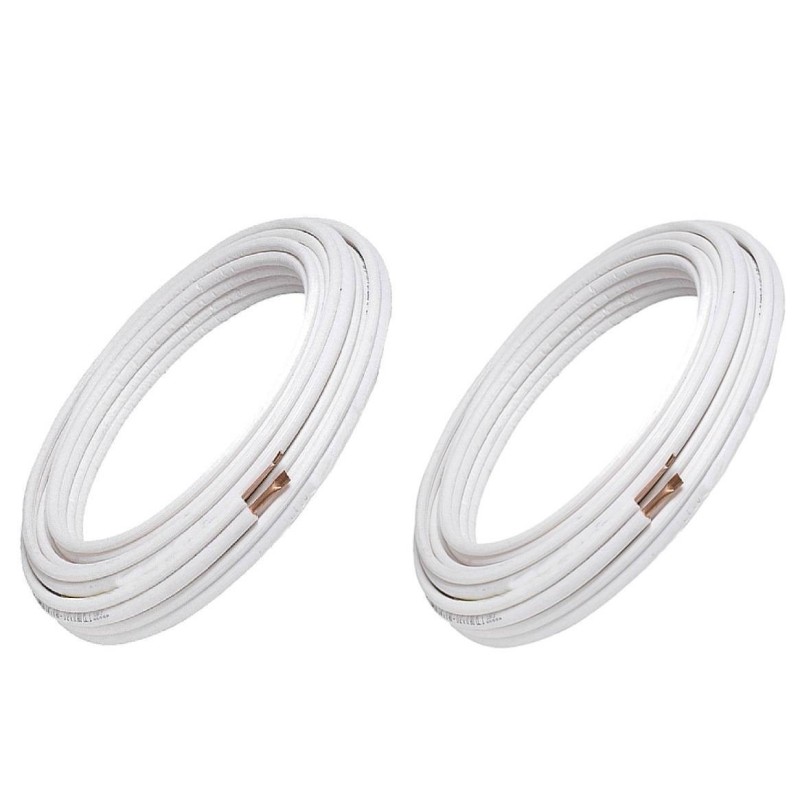 Kit Coppia Tubi Rame Climatizzatore Condizionatore  1/4 + 3/8  10 metri