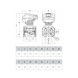 DAB Pumps EVOPLUS B 120/250,40 M Circolatore Elettronico a Rotore Bagnato Per Impianti Ad Uso Abitativo e Commerciale DETTAGLI
