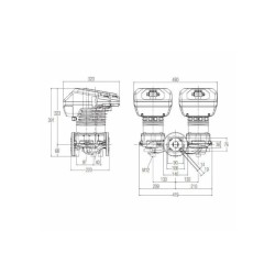 DAB EVOPLUS D 60/220,40 M Gemellari Flangiati