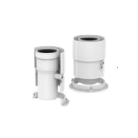 POLYMAX Partenza Verticale Coassiale Con Prelievo Fumi Mad.001 Adattabile a Ferroli Savio Arca 60-100 PP/PP