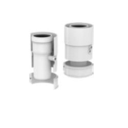 POLYMAX Partenza Verticale Coassiale Con Prelievo Fumi Mad.002 Adattabile a Beretta Riello Ariston  60-100 PP/PP