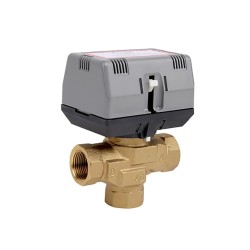 HONEYWELL Valvola Zona A 3 Vie Motorizzata Valvola bidirezionale da 1" In Ottone VC6613MP6000/U