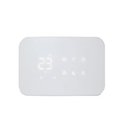 INNOVA Comando a Muro Bianco M7 Display RS485-WIFI Integrato Completo di Termostato e Sonda Temperatura e Umidità
