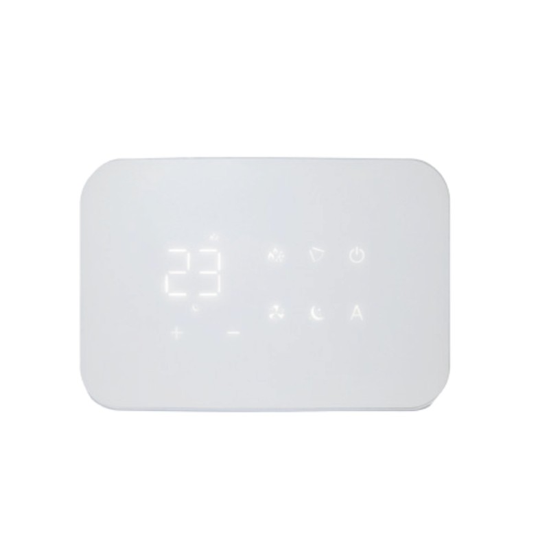 INNOVA Comando a Muro Bianco M7 Display RS485-WIFI Integrato Completo di Termostato e Sonda Temperatura e Umidità