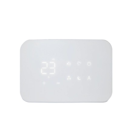 INNOVA Comando a Muro Bianco M7 Display RS485-WIFI Integrato Completo di Termostato e Sonda Temperatura e Umidità