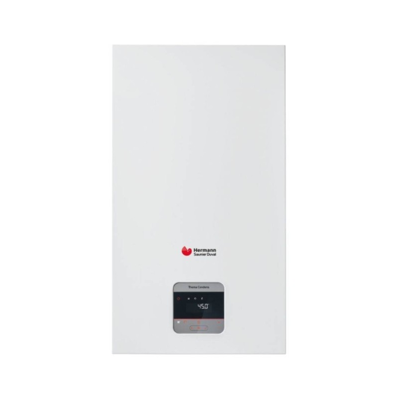 Hermann Saunier Duval Caldaia a Condensazione Thema Condens 30 kW Metano/Gpl con Kit Fumi Incluso