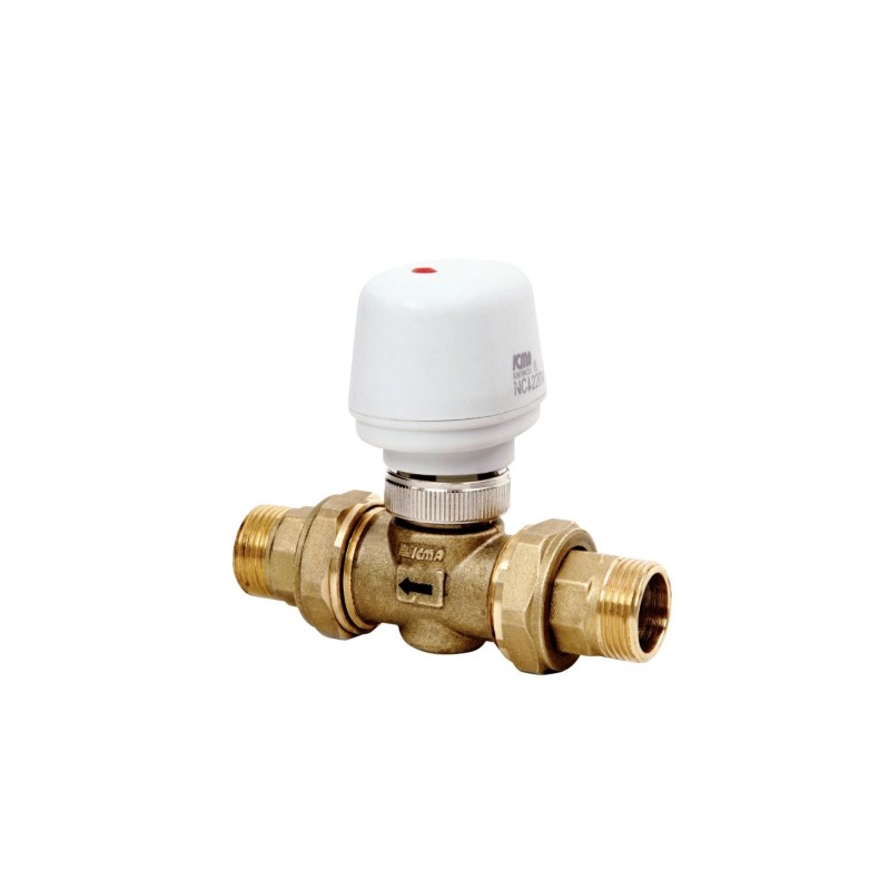 ICMA Valvola di Zona A 2 Vie A Pistone Con Elettrotecnico Con Bocchettone 1/2