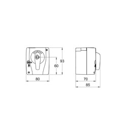 Attuatore Per Valvole LK950 230V Con Tempi Di Manovra Di 70 Secondi