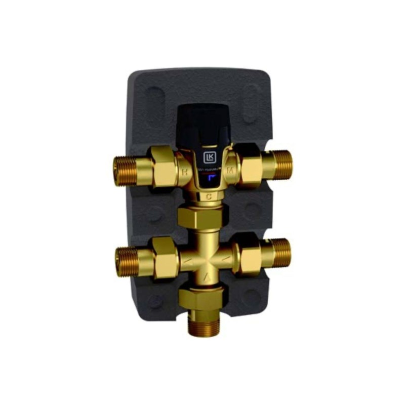LK Armatur Set di Ricircolo LK551 Per La Circolazione Dell'acqua Calda Con Termostato