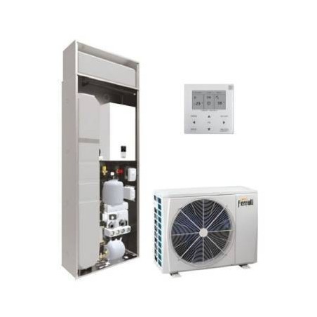 Ferroli Pompa di Calore Splittata Omnia S Hybrid H IN 8 kW Aria-Acqua R-32 Classe A+++ Comando Incluso