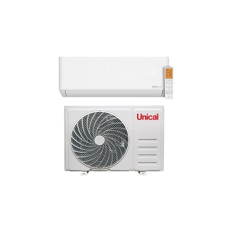 Unical Climatizzatore Monosplit Flowy 18000 BTU Inverter R-32 Wi-Fi Optional Classe A++