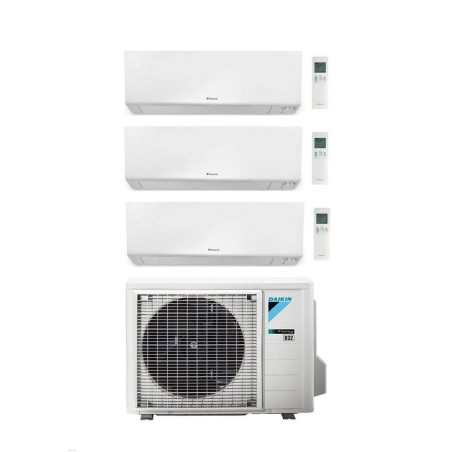 Climatizzatore Trial Split STYLISH Bianco serie FTXMA35+FTXA25CW  9+9+12 con 3MXM68A R-32 Wi-Fi Integrato