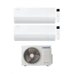 Samsung Climatizzatore Dual Split Cebu S2 12+12 con AJ050TXJ2KG/EU Inverter Wi-Fi Classe A+++