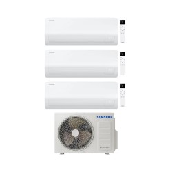 Samsung Climatizzatore Trial Split Cebu S2 9+9+12 con AJ068TXJ3KG/EU Inverter Wi-Fi Classe A++