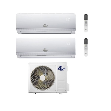 4XE Climatizzatore Dual Split serie Winter 9+12 Btu con Winter Dual 18 Inverter R-32 Wi-Fi Optional Classe A++