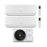 Bosch Climatizzatore Dual Split Climate 3000i 12+12 con 5000M 125/5 E Inverter R 32 Wi-Fi Optional Classe A++
