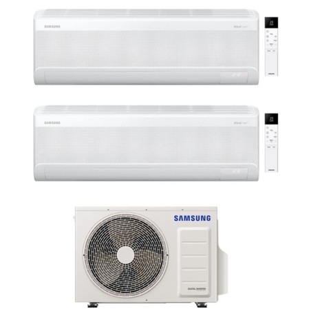 Samsung Climatizzatore Dual split Windfree Avant S2 12+12 BTU con AJ052TXJ3KG/EU Inverter R-32 Wi-Fi Classe A+++