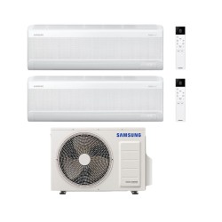 Samsung Climatizzatore Dual Split Windfree Elite S2 9+12 BTU con AJ080TXJ4KG/EU Inverter R-32 Wi-Fi Classe A++