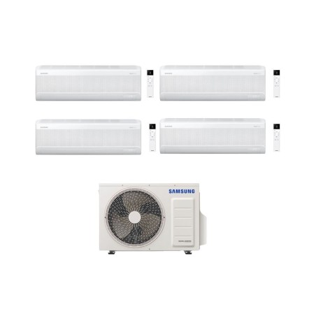 Samsung Climatizzatore Quadri Split Windfree Elite S2 7+7+12+12 BTU con AJ080TXJ4KG/EU Inverter R-32 Wi-Fi Classe A++