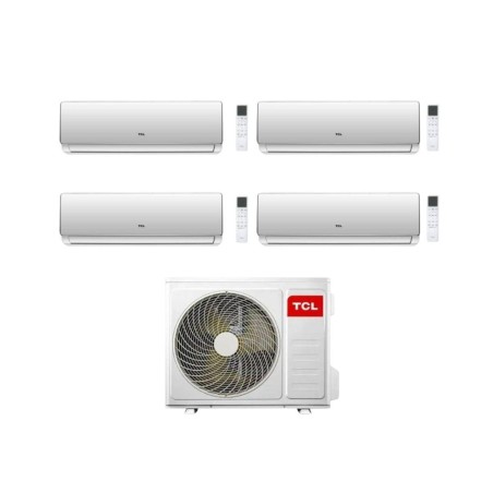 TCL Climatizzatore Condizionatore Inverter Quadri Split Elite F2 serie SN F2S0 9+9+9+12 con MT4250 Wi-Fi R-32 Classe A++