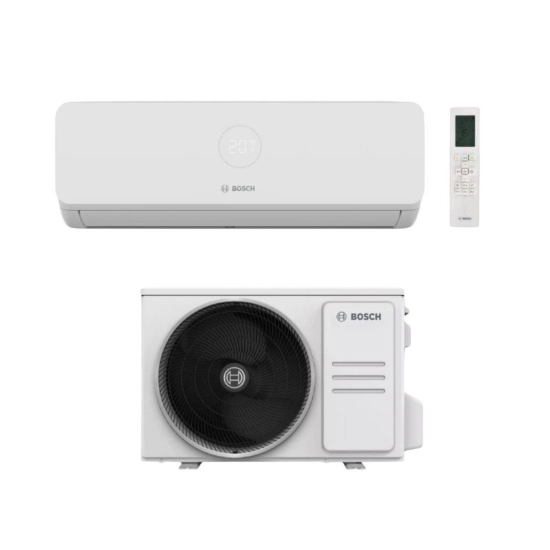 Bosch Climatizzatore Monosplit Climate 3200i CL3200iU W26E da 9000 btu R-32 Inverter Wi-Fi Optional Classe A++