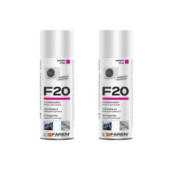 Faren F20, Igienizzante Spray per Climatizzatori di Casa e Auto, gradevolmente profumato a base alcolica, 2pz x 400ml