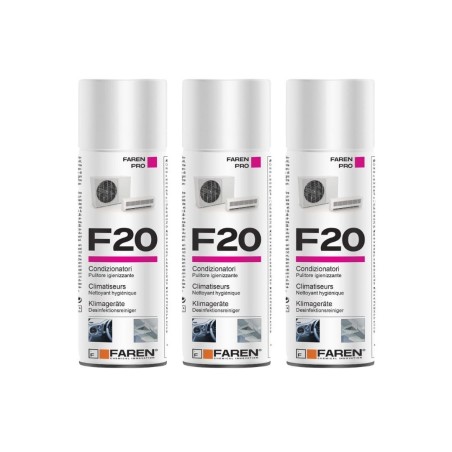 Farmicol Faren F20 Spray Igienizzante per Climatizzatori e Auto 400ml - 3pz