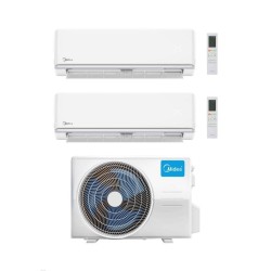 Midea Climatizzatore Dual Split serie Elegance 12+24 con M4O-36FN8-Q Inverter R 32 Wi-Fi optional Classe A++