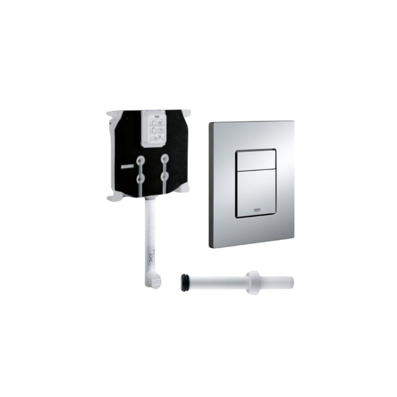 Grohe Cassetta da Incasso 38863000 Completa di Placca SKATE COSMOPOLITAN Cromata Con Canotto In Omaggio