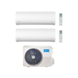 Midea Climatizzatore Dual Split serie Xtreme Pro 9+18 con M4OE-28HFN8-Q Inverter R 32 Wi-Fi Classe A++