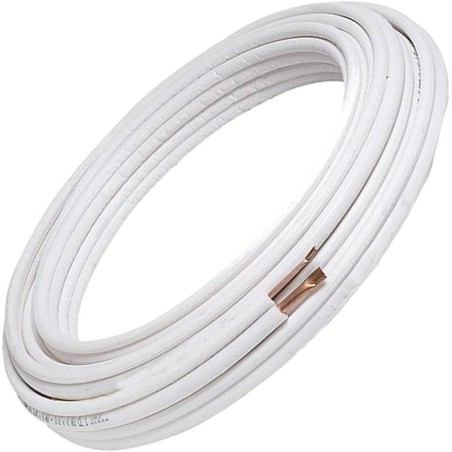 Tubi rame coppia 1/4'' e 1/2'' mt 10 isolato per climatizzatore