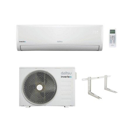 Daitsu Condizionatore Climatizzatore Monosplit DR 9000 btu DS-9KIDR(W) Air Inverter R-32 Wi-Fi optional Classe A++ con Staffa
