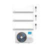 Midea Climatizzatore Trial Split serie Breezeless E 12+12+12 con M4OE-28HFN8-Q Inverter R 32 Wi-Fi Classe A++