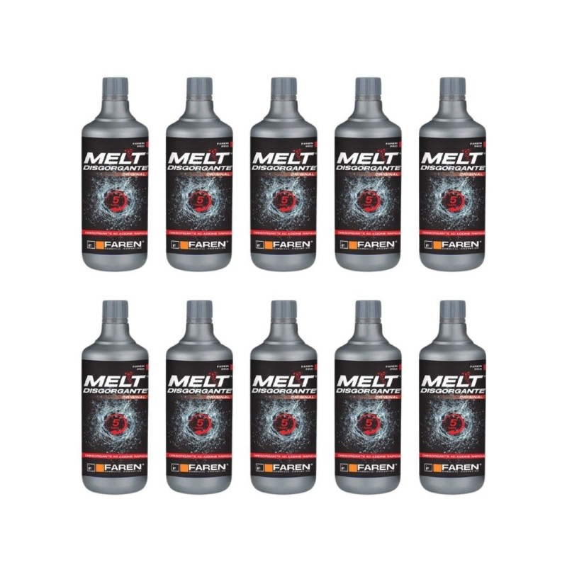 Disgorgante Acido Disotturante Liquido Faren Melt 0,75 ml Sturalavello WC - 10pz.