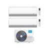 Midea Climatizzatore Dual Split serie BreezeleSS+ 9+9 con M2OE-18HFN8-Q Inverter R 32 Wi-Fi Classe A++