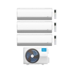 Midea Climatizzatore Trial Split serie BreezeleSS+ 9+9+9 con M4O-36FN8-Q Inverter R 32 Wi-Fi Classe A++