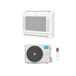Midea Climatizzatore Monosplit Console 12000 Btu MFA2U-12HRFNX(GA) + MOX230-12HFN8Q(GA) Inverter R32 Wi-Fi Optional Classe A++