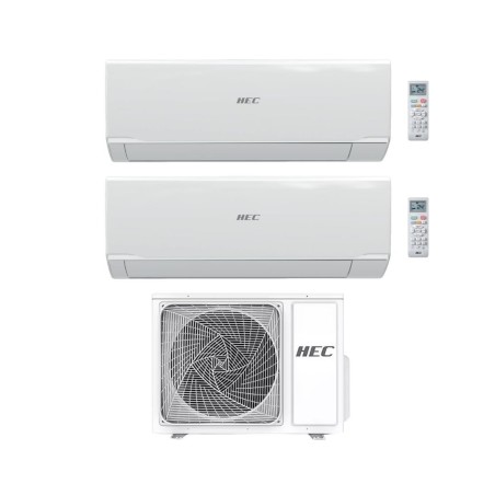 Hec by Haier Climatizzatore Dual Split Serie Tide R 9+9 2HEC35RECO-OUM Inverter Wi-Fi R-32 Classe A++