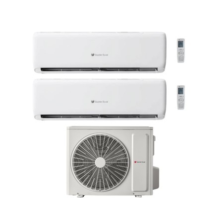 Hermann Saunier Duval Climatizzatore Dual Split VivAir Lite 9+12 Btu con SDH1-070MNA3O Inverter R-32 WiFi Classe A