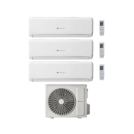 Hermann Saunier Duval Climatizzatore Trial Split VivAir Lite 9+9+12 Btu con SDH1-070MNA3O Inverter R-32 WiFi Classe A