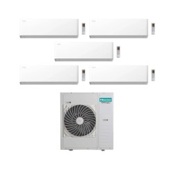 Hisense Climatizzatore UNI HB Penta Split 7+7+7+9+9 con 5AMW125U4RTA Inverter Wi-Fi R-32 Classe A++