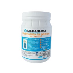 Megaclima Polifosfato in Polvere per Dosatori da 1 Kg Uso in Acqua Potabile
