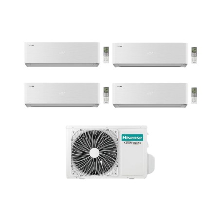 Hisense Climatizzatore Energy Pro X Quadri Split 9+12+12+12 con 5AMW105U4RQC Inverter Wi-Fi R-32 Classe A++