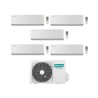 Hisense Climatizzatore Energy Pro X Penta Split 9+9+9+9+9 con 5AMW105U4RQC Inverter Wi-Fi R-32 Classe A++