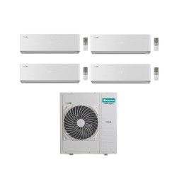 Hisense Climatizzatore Energy Pro X Quadri Split 9+9+18+18 con 5AMW125U4RTA Inverter Wi-Fi R-32 Classe A++